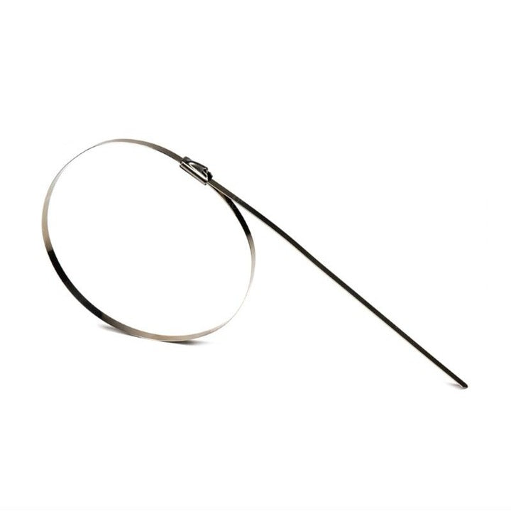 Fasete metalice autoblocante din inox 4.6 mm SET 100 BUCATI YATO