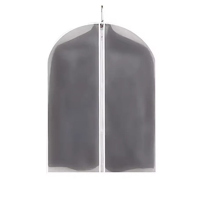 Set 5 Huse de Depozitare cu Fermoar cu sigilii, AngelBear, pentru Haine, de Protectie, pentru Voiaj, Netesut, Rezistent la Praf, 60x80 cm, Transparent-Alb