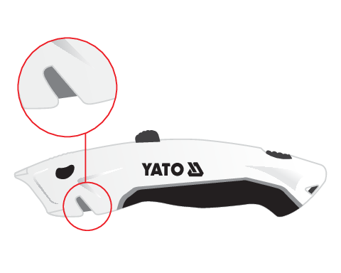 CUTTER LAMĂ TRAPEZOIDALĂ 61X33X0.5MM