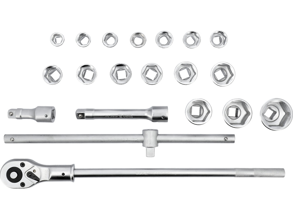 SET CHEI TUBULARE HEXAGONALE 3/4'', 21 BUC