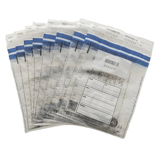 Punga transport probe securizare probe prelevate plic securizat proba Angelbear set 100 bucati S 190x245 30 mm