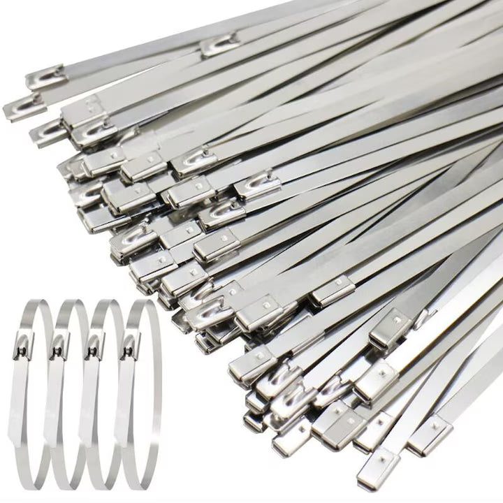 SORICEI METALICI AUTOBLOCANTI din inox 8 mm SET 50 BUCATI YATO
