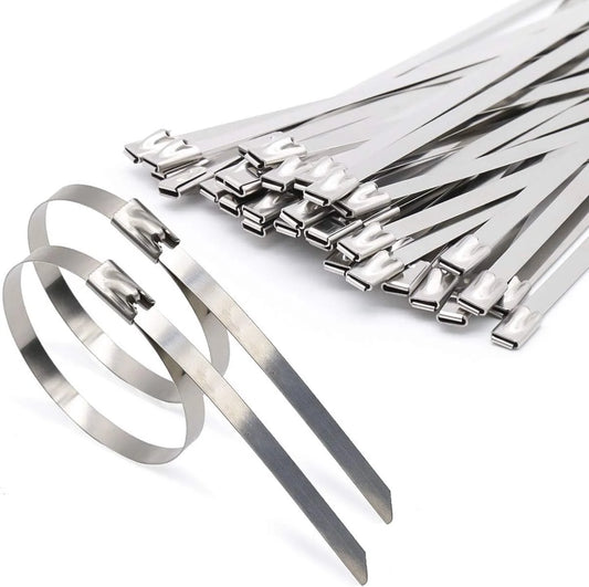 SORICEI METALICI AUTOBLOCANTI din inox 8 mm SET 50 BUCATI YATO