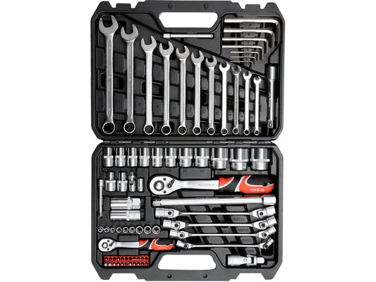SET DE SCULE 1/4'' SI 1/2'', 77 PIESE