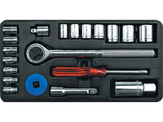 TRUSĂ CHEI TUBULARE 3/8'' 21 PIESE