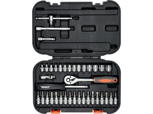 TRUSĂ TUBULARE 1/4'', 38 PIESE