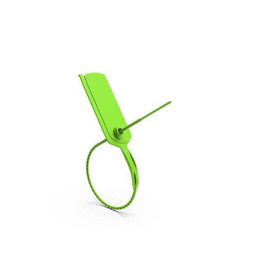 sigiliu plastic securitate lungime variabila verde