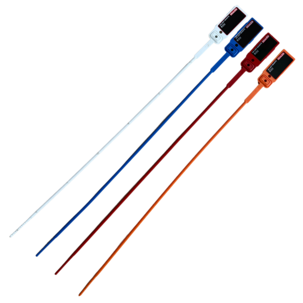 Sigiliu de plastic universal XL personalizabil lungime utila 36 cm 100 bucati